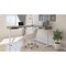 Bestar Bestar Viva 72W L-Shaped Standing Desk in walnut grey & white 19420-35 - alternate 2